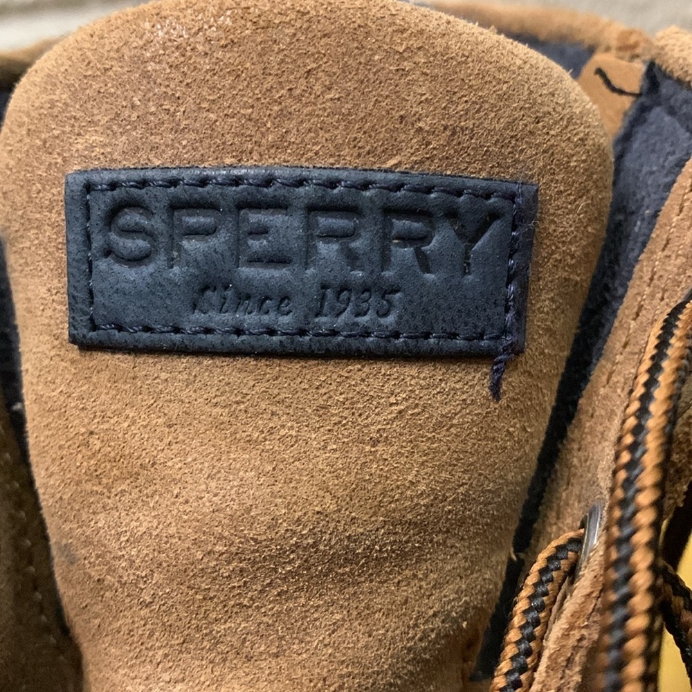 Sperry Top-Sider Women's Duck Boot Waterproof VGUC Size 5.5M STS 98305 Suede - Picture 12 of 12